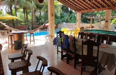 Rancho com 4 dormitórios à venda, 400 m² por r$ 570.000,00 - mendonca - mendonça/sp