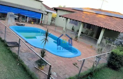 Chácara com 3 dormitórios à venda, 2500 m² por r$ 800.000,00 - estância pica-pau-amarelo (zona rural) - são josé do rio preto/sp