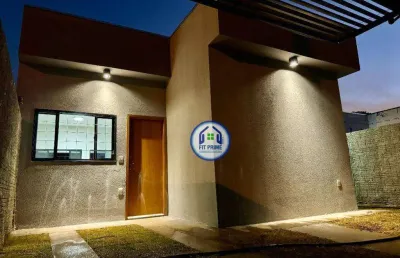 Casa com 2 dormitórios à venda, 50 m² por r$ 285.000,00 - residencial catelani - bady bassitt/sp