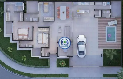 Casa com 3 dormitórios à venda, 180 m² por r$ 1.650.000,00 - village damha rio preto iii - são josé do rio preto/sp
