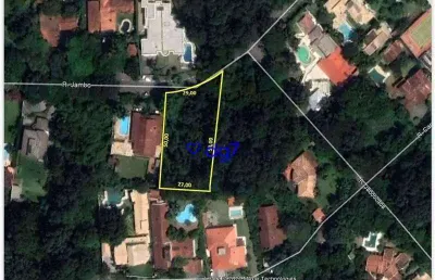 Terreno à venda, cond. jd algarve - lote 1.403m² por r$ 550.000 - capuava - cotia/sp