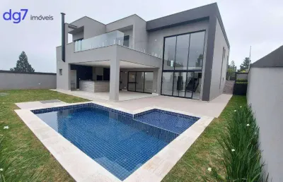 Casa com 4 dormitórios, 4 suítes à venda, 420 m² por r$ 4.290.000 - granja viana - alphaville granja viana /sp/granja viana