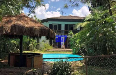 Chacara são joão rústica, 2.400m² de terreno, 2 piscinas (externa e raia coberta), lareira, spa e jogos
