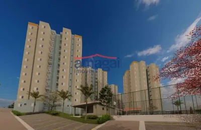 Apartamento com 2 quartos à venda no loteamento jardim sol nascente, jacareí 