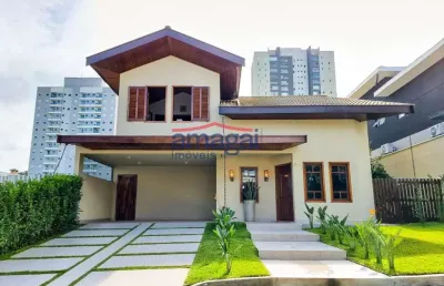 Casa em condomínio fechado com 3 quartos à venda no loteamento villa branca, jacareí  por r$ 1.680.000
