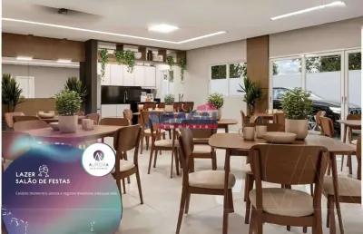 Apartamento com 2 quartos à venda no jardim jacinto, jacareí  por r$ 249.939