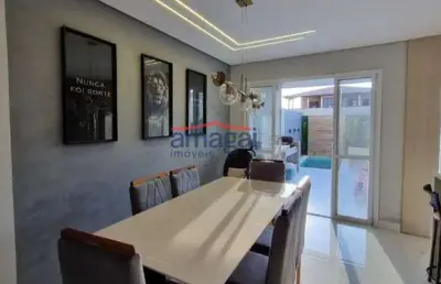 Casa em condomínio fechado com 3 quartos à venda no jardim santa maria, jacareí  por r$ 619.000