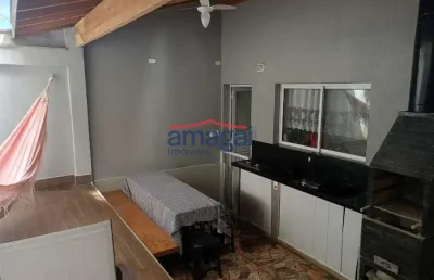 Casa em condomínio fechado com 2 quartos à venda no centro, jacareí  por r$ 490.000
