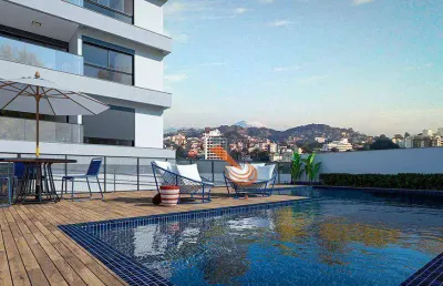 Apartamento com 3 dormitórios à venda, 125 m² por r$ 1.229.702,54 - capoeiras - florianópolis/sc