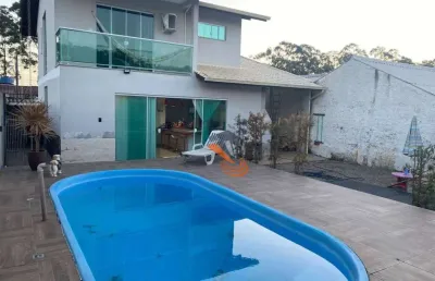 Casa com 3 dormitórios à venda, 160 m² por r$ 700.000,00 - potecas - são josé/sc