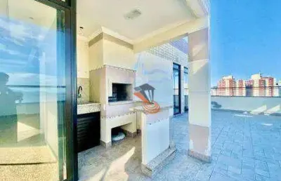 Cobertura com 3 dormitórios à venda, 240 m² por r$ 2.200.000,00 - kobrasol - são josé/sc