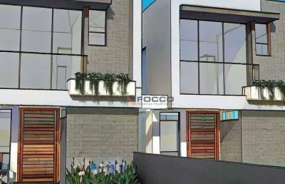 Sobrado com 3 dormitórios à venda, 109 m² por r$ 690.000,00 - serraria - são josé/sc