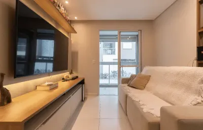 Apartamento com 02 dormitórios (01 suíte) no centro de são josé/sc 