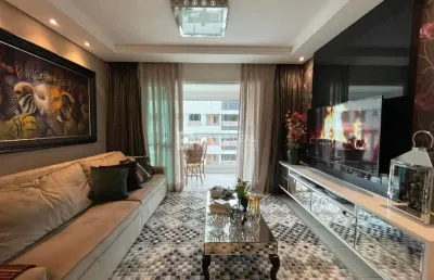 Apartamento mobiliado com 3 dormitórios, vista parcial para o mar e excelente infraestrutura!