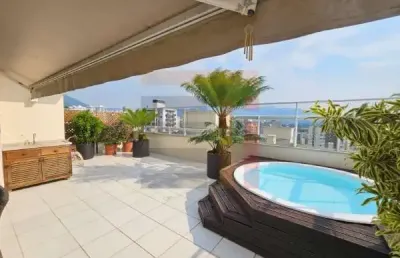 Cobertura com 3 quartos à venda na servidão antônio cipriano pereira, 105, itacorubi, florianópolis por r$ 2.400.000