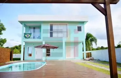 Casa em condomínio fechado com 4 quartos à venda na rua das goiabas, 2850, canasvieiras, florianópolis por r$ 1.990.000