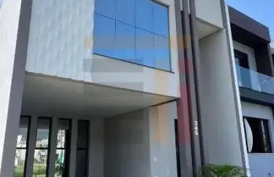 Casa em condomínio fechado com 3 quartos à venda na avenida deltaville, 276, beira rio, biguaçu por r$ 949.000