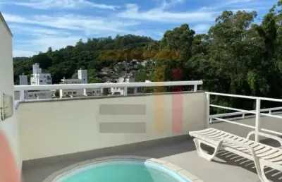 Cobertura com 2 quartos à venda na rua joão pio duarte silva, 114, córrego grande, florianópolis por r$ 1.250.000