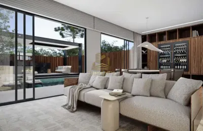 Casa em condomínio fechado com 3 quartos à venda na rua ernesto durigan, 800, santa felicidade, curitiba, 246 m2 por r$ 1.950.000