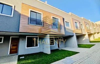 Casa em condomínio fechado com 3 quartos à venda na rua desembargador josé carlos ribeiro ribas, pilarzinho, curitiba, 110 m2 por r$ 618.500