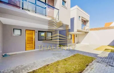Casa em condomínio fechado com 3 quartos à venda na rua paula prevedello gusso, 262, boa vista, curitiba, 116 m2 por r$ 675.000