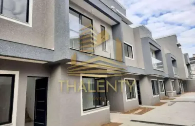 Casa em condomínio fechado com 3 quartos à venda na rua maria luiza bazzani natal, uberaba, curitiba, 120 m2 por r$ 650.000