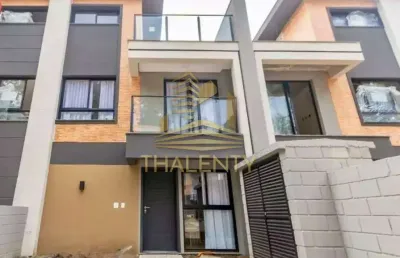Casa em condomínio fechado com 3 quartos à venda na estrada guilherme weigert, 434, santa cândida, curitiba, 132 m2 por r$ 996.954