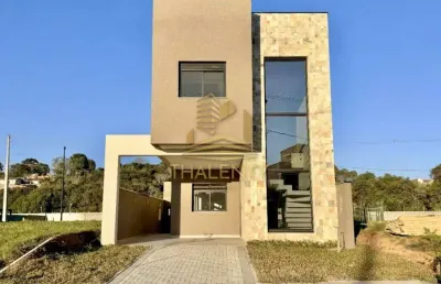 Casa em condomínio fechado com 3 quartos à venda na rua irma schreiner maran, 503, santa cândida, curitiba, 116 m2 por r$ 769.000