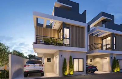 Casa em condomínio fechado com 3 quartos à venda na rua méxico, 873, bacacheri, curitiba, 167 m2 por r$ 979.990