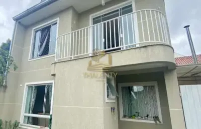 Casa em condomínio fechado com 3 quartos à venda na rua tenente-coronel servando de loyola e silva, 315, barreirinha, curitiba, 136 m2 por r$ 699.000