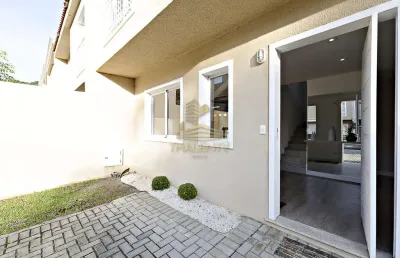Casa em condomínio fechado com 3 quartos à venda na rua tenente-coronel servando de loyola e silva, 815, barreirinha, curitiba, 130 m2 por r$ 850.000