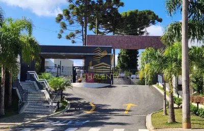 Terreno em condomínio fechado à venda na estrada guilherme weigert, 538, santa cândida, curitiba, 200 m2 por r$ 439.000