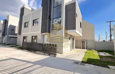 Casa em condomínio fechado com 3 quartos à venda na rua rodolfo bernardelli, 549, uberaba, curitiba, 105 m2 por r$ 639.000