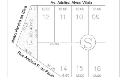 Terreno à venda, 360 m² por r$ 145.000 - jardim morumbi - itumbiara/go