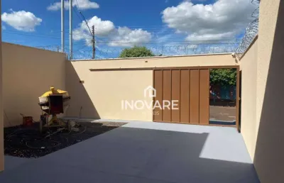 Casa com 3 dormitórios à venda, 80 m² por r$ 285.000 - setor são joão - itumbiara/go