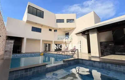 Casa com piscina,  4 dormitórios à venda, 400 m² por r$ 2.650.000 - residencial jardim primavera - itumbiara/go