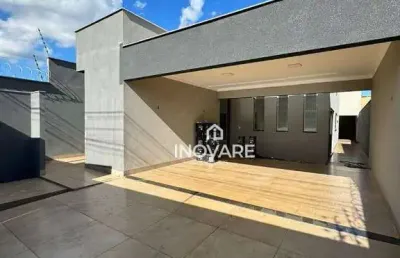 Casa com 3 dormitórios à venda, 196 m² por r$ 680.000 - setor santos dumont - itumbiara/go