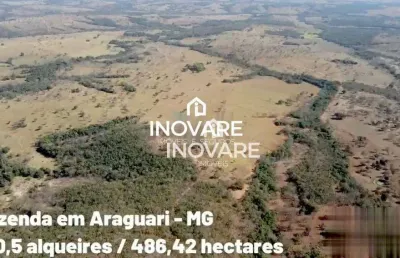Fazenda à venda, 486,42 hectares por r$ 25.125.000 - sewa - araguari/mg