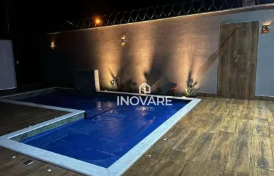 Casa com piscina com 3 dormitórios à venda, 200 m² por r$ 780.000 - ferreira da costa - itumbiara/go