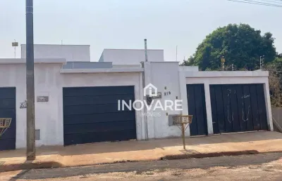 Casa com 2 dormitórios à venda, 80 m² por r$ 350.000,00 - setor afonso pena - itumbiara/go