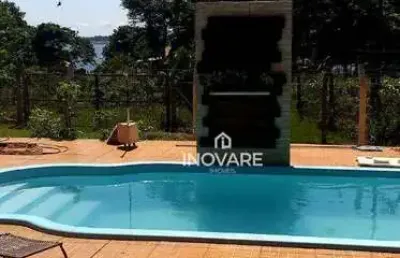 Rancho com 4 dormitórios à venda por r$ 750.000,00 - zona rural - itumbiara/go