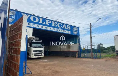Galpão à venda, 640 m² por r$ 1.500.000,00 - setor santa rita - itumbiara/go