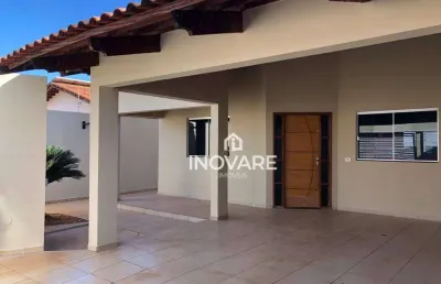 Casa com 3 dormitórios à venda, 180 m² por r$ 370.000,00 - jardim morumbi - itumbiara/go