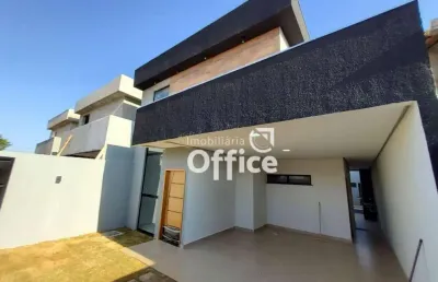 Casa com 3 quartos à venda, 150 m² por r$ 550.000 - residencial flor do cerrado - anápolis/go