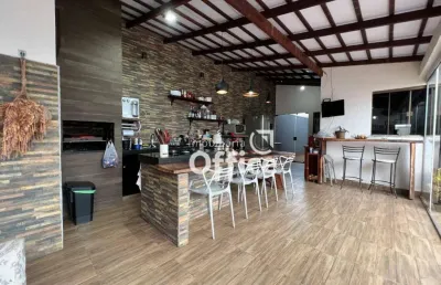 Casa com 3 dormitórios à venda, 170 m² por r$ 550.000,00 - residencial araguaia - anápolis/go
