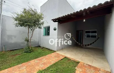 Casa com 3 quartos à venda, 107 m² por r$ 320.000 - residencial flor do cerrado - anápolis/go