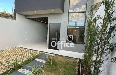 Casa com 3 dormitórios à venda, 105 m² por r$ 410.000,00 - residencial vida nova - anápolis/go