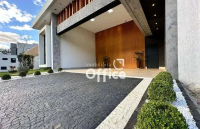 Casa com 4 quartos  à venda, 237 m² por r$ 2.500.000 - condomínio residencial belas artes - anápolis/go