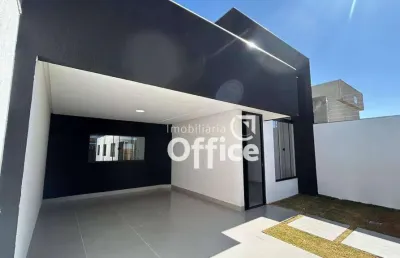 Casa com 3 quartos à venda, 138 m² por r$ 550.000 - residencial campos do jordão - anápolis/go