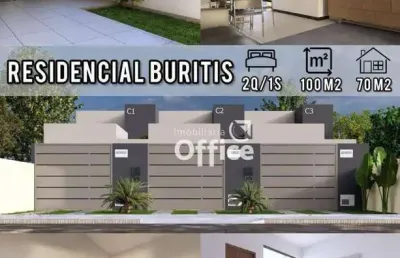 Casa com 2 dormitórios à venda, 70 m² por r$ 280.000,00 - residencial buritis - anápolis/go